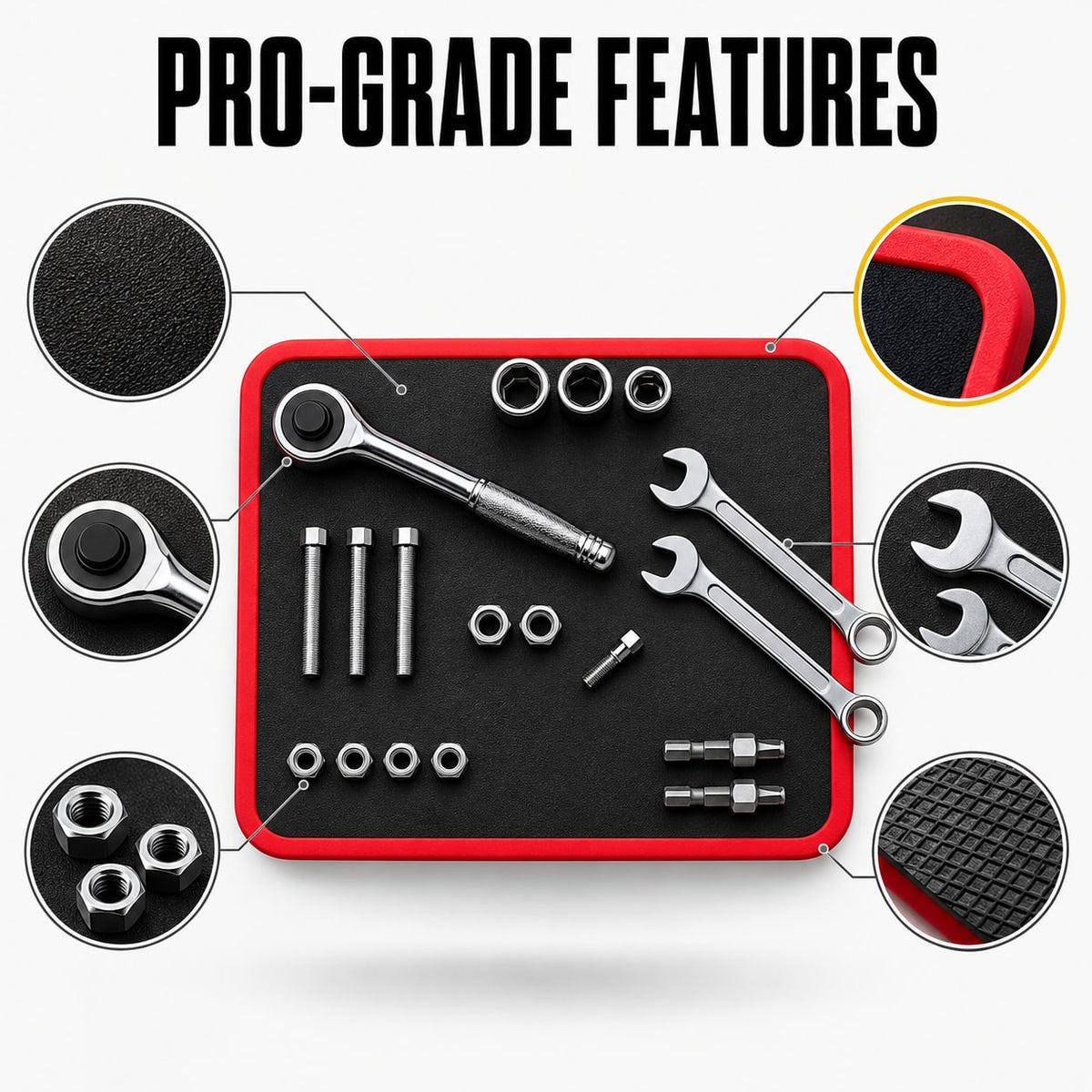 Magnetic parts and tool mat